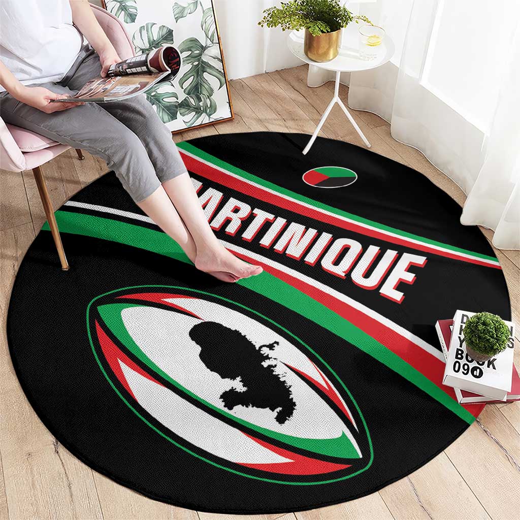 Martinique Rugby Round Carpet Matinik Go Champions