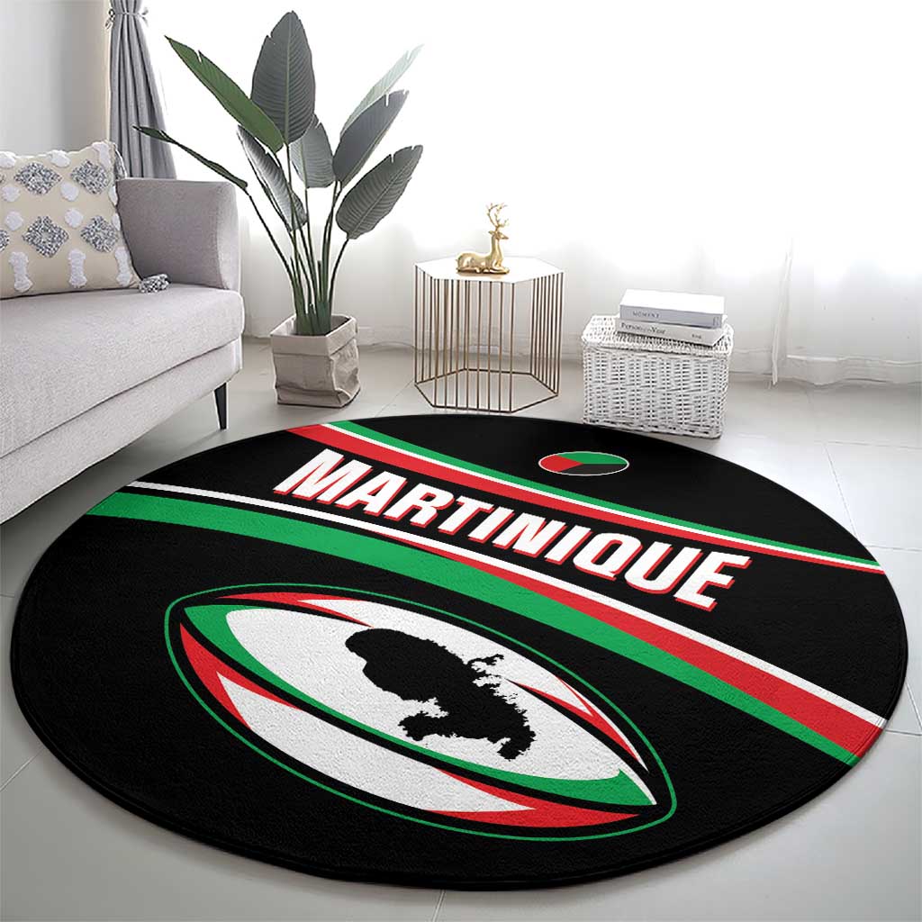 Martinique Rugby Round Carpet Matinik Go Champions