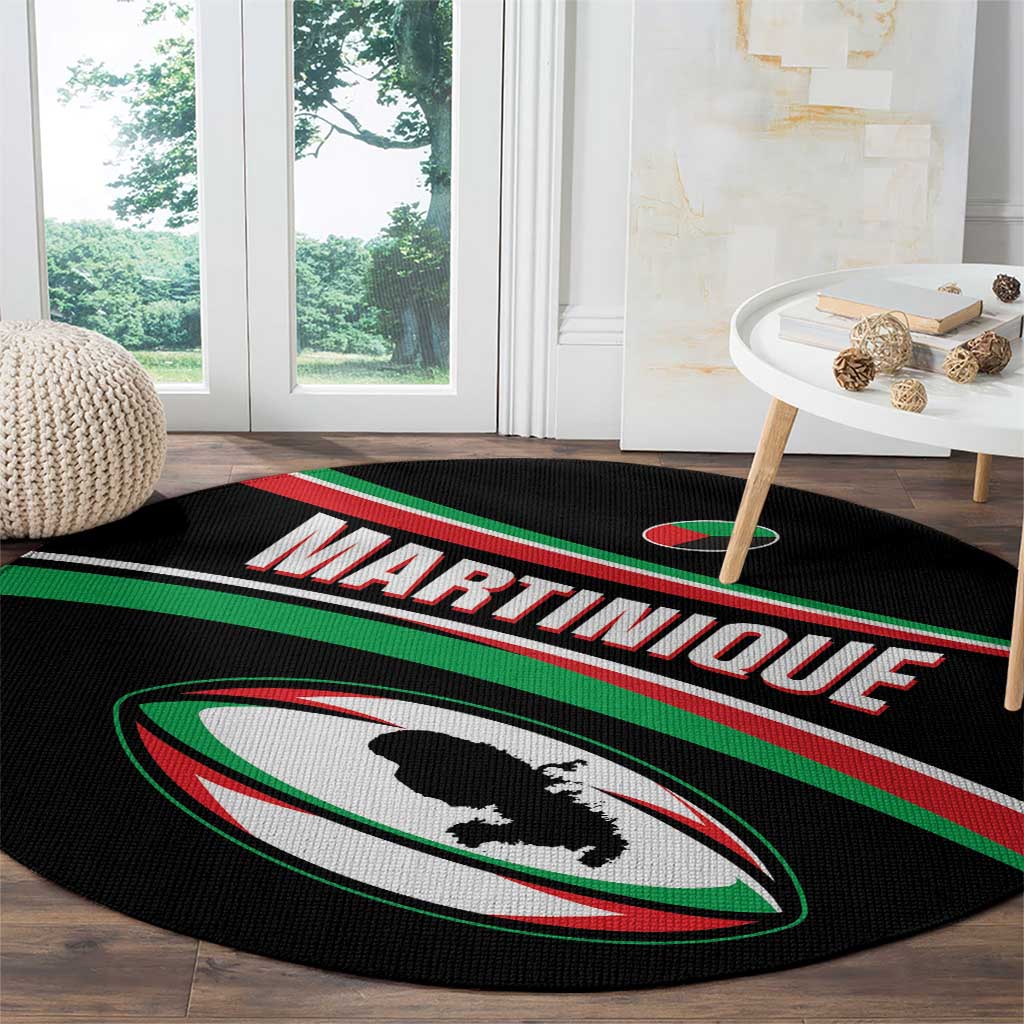 Martinique Rugby Round Carpet Matinik Go Champions
