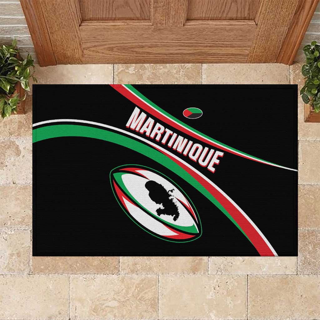 Martinique Rugby Rubber Doormat Matinik Go Champions