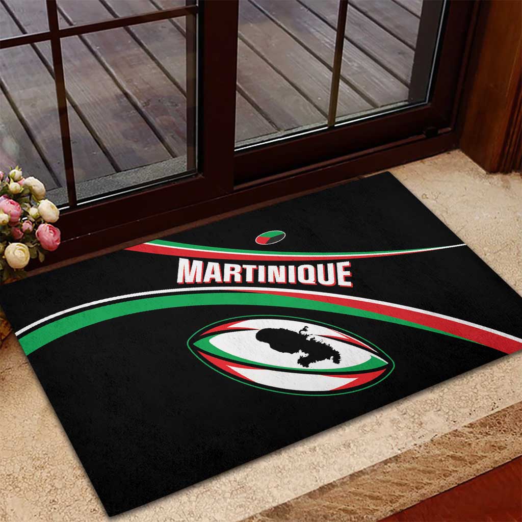 Martinique Rugby Rubber Doormat Matinik Go Champions