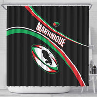 Martinique Rugby Shower Curtain Matinik Go Champions
