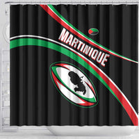 Martinique Rugby Shower Curtain Matinik Go Champions
