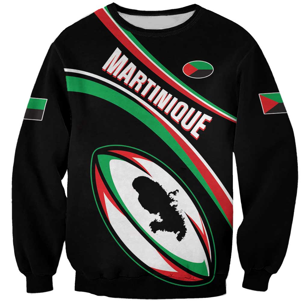 Custom Martinique Rugby Sweatshirt Matinik Go Champions