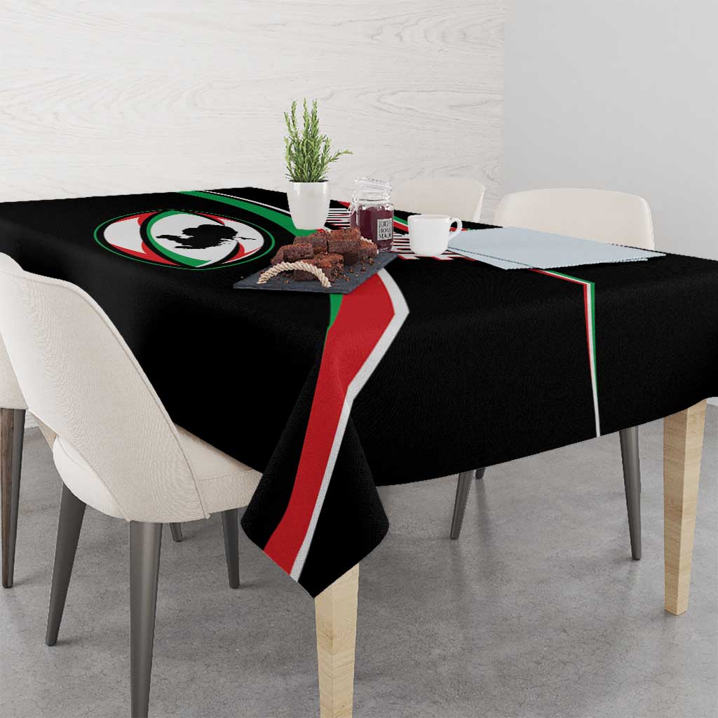 Martinique Rugby Tablecloth Matinik Go Champions