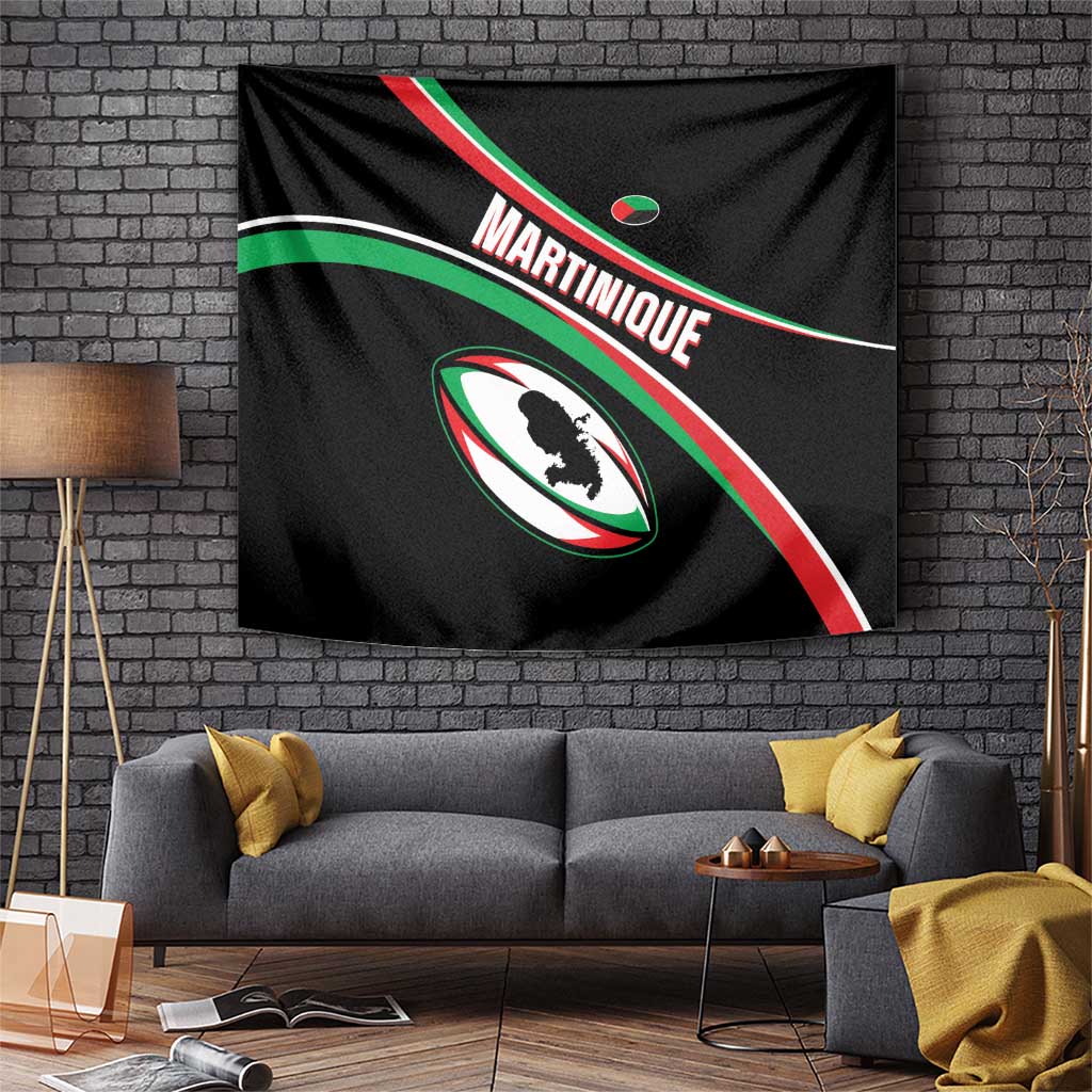 Martinique Rugby Tapestry Matinik Go Champions