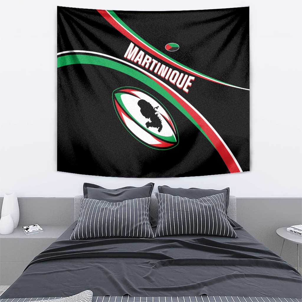 Martinique Rugby Tapestry Matinik Go Champions