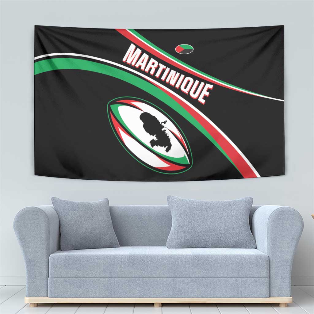 Martinique Rugby Tapestry Matinik Go Champions