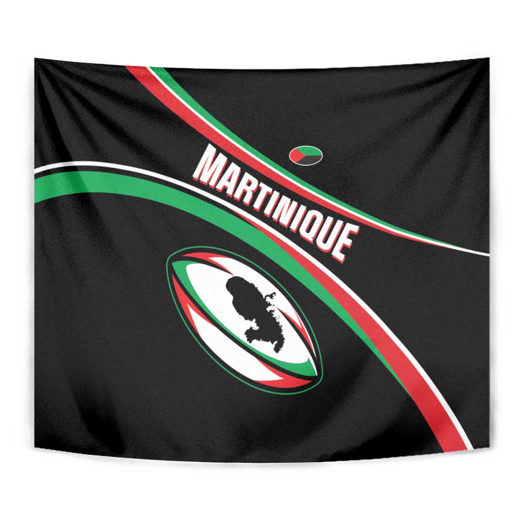 Martinique Rugby Tapestry Matinik Go Champions