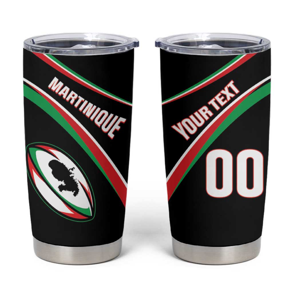 Custom Martinique Rugby Tumbler Cup Matinik Go Champions