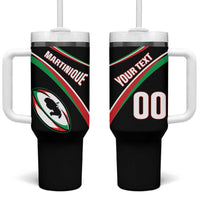 Custom Martinique Rugby Tumbler With Handle Matinik Go Champions
