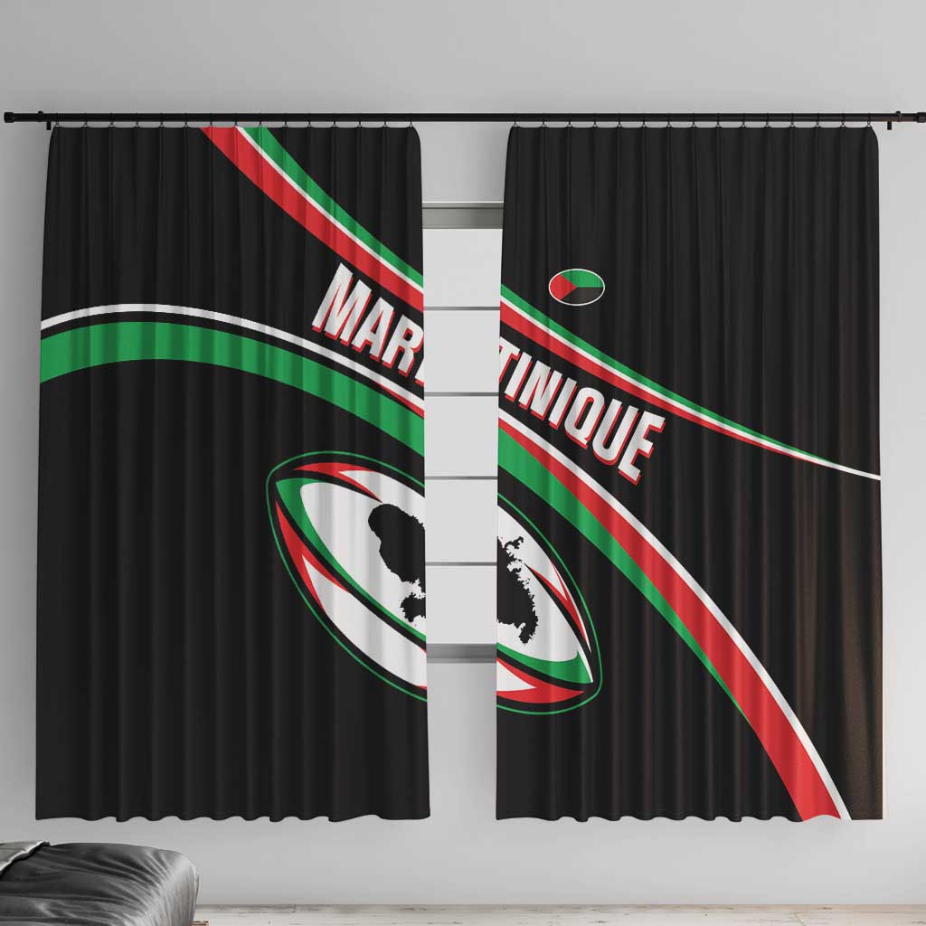 Martinique Rugby Window Curtain Matinik Go Champions