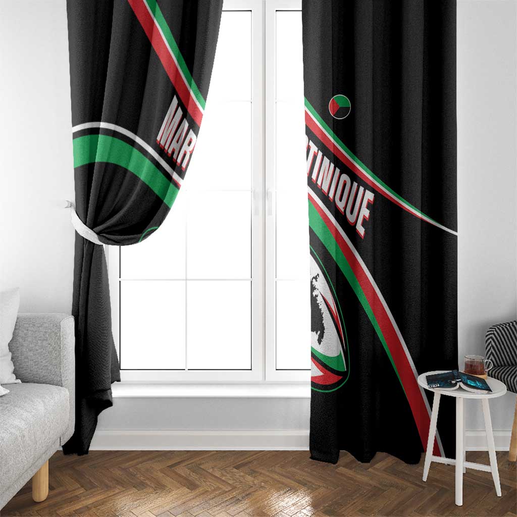 Martinique Rugby Window Curtain Matinik Go Champions