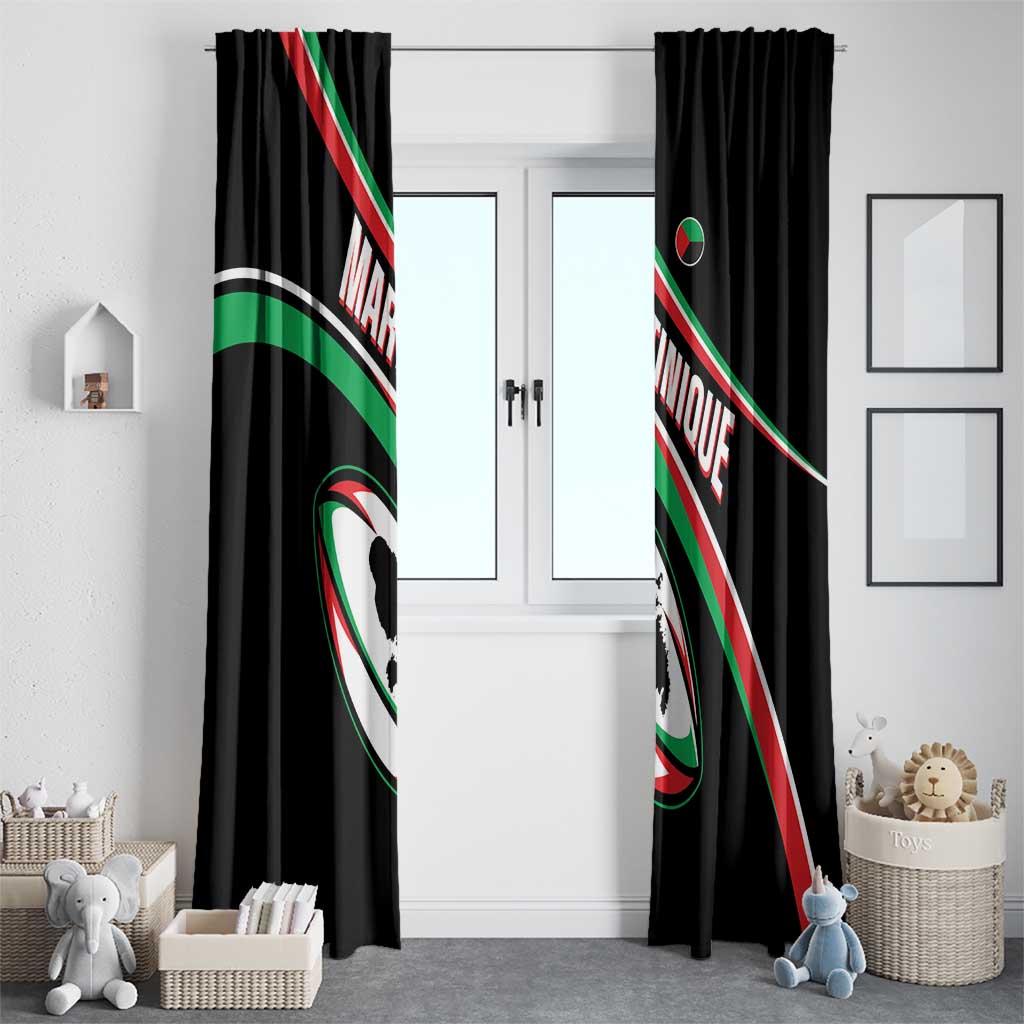 Martinique Rugby Window Curtain Matinik Go Champions