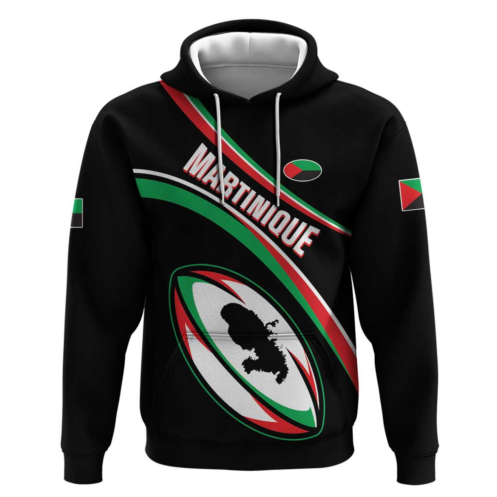 Custom Martinique Rugby Zip Hoodie Matinik Go Champions