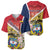 Colombia Independence Day Baseball Jersey Libertad y Orden Colombian Pattern - Wonder Print Shop