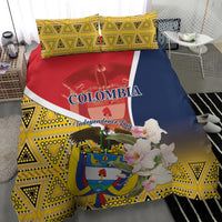 Colombia Independence Day Bedding Set Libertad y Orden Colombian Pattern - Wonder Print Shop