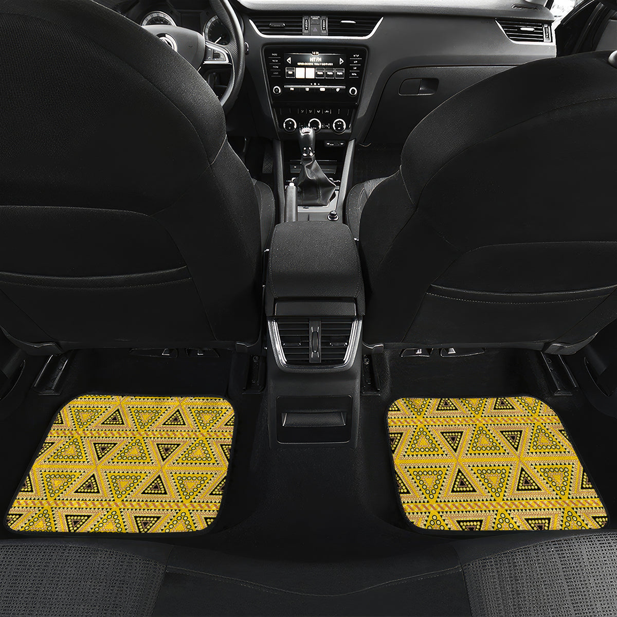 Colombia Independence Day Car Mats Libertad y Orden Colombian Pattern - Wonder Print Shop
