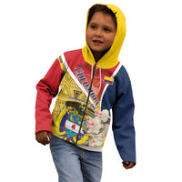 Colombia Independence Day Kid Hoodie Libertad y Orden Colombian Pattern - Wonder Print Shop