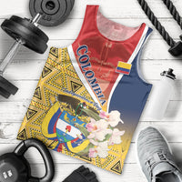 Colombia Independence Day Men Tank Top Libertad y Orden Colombian Pattern - Wonder Print Shop