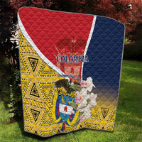 Colombia Independence Day Quilt Libertad y Orden Colombian Pattern - Wonder Print Shop