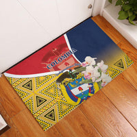 Colombia Independence Day Rubber Doormat Libertad y Orden Colombian Pattern - Wonder Print Shop