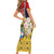 Colombia Independence Day Short Sleeve Bodycon Dress Libertad y Orden Colombian Pattern - Wonder Print Shop