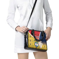 Colombia Independence Day Shoulder Handbag Libertad y Orden Colombian Pattern