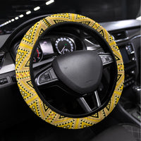 Colombia Independence Day Steering Wheel Cover Libertad y Orden Colombian Pattern - Wonder Print Shop