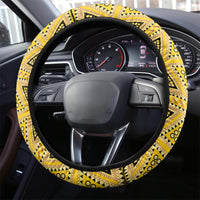 Colombia Independence Day Steering Wheel Cover Libertad y Orden Colombian Pattern - Wonder Print Shop