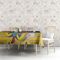 Colombia Independence Day Tablecloth Libertad y Orden Colombian Pattern - Wonder Print Shop