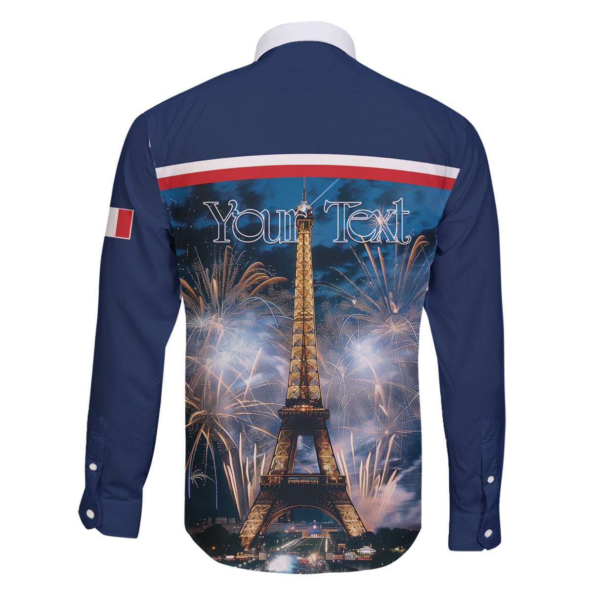 Personalized France Bastille Day Family Matching Long Sleeve Bodycon Dress and Hawaiian Shirt Fete Nationale du 14 juillet - Wonder Print Shop