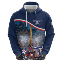Personalized France Bastille Day Hoodie Fete Nationale du 14 juillet - Wonder Print Shop