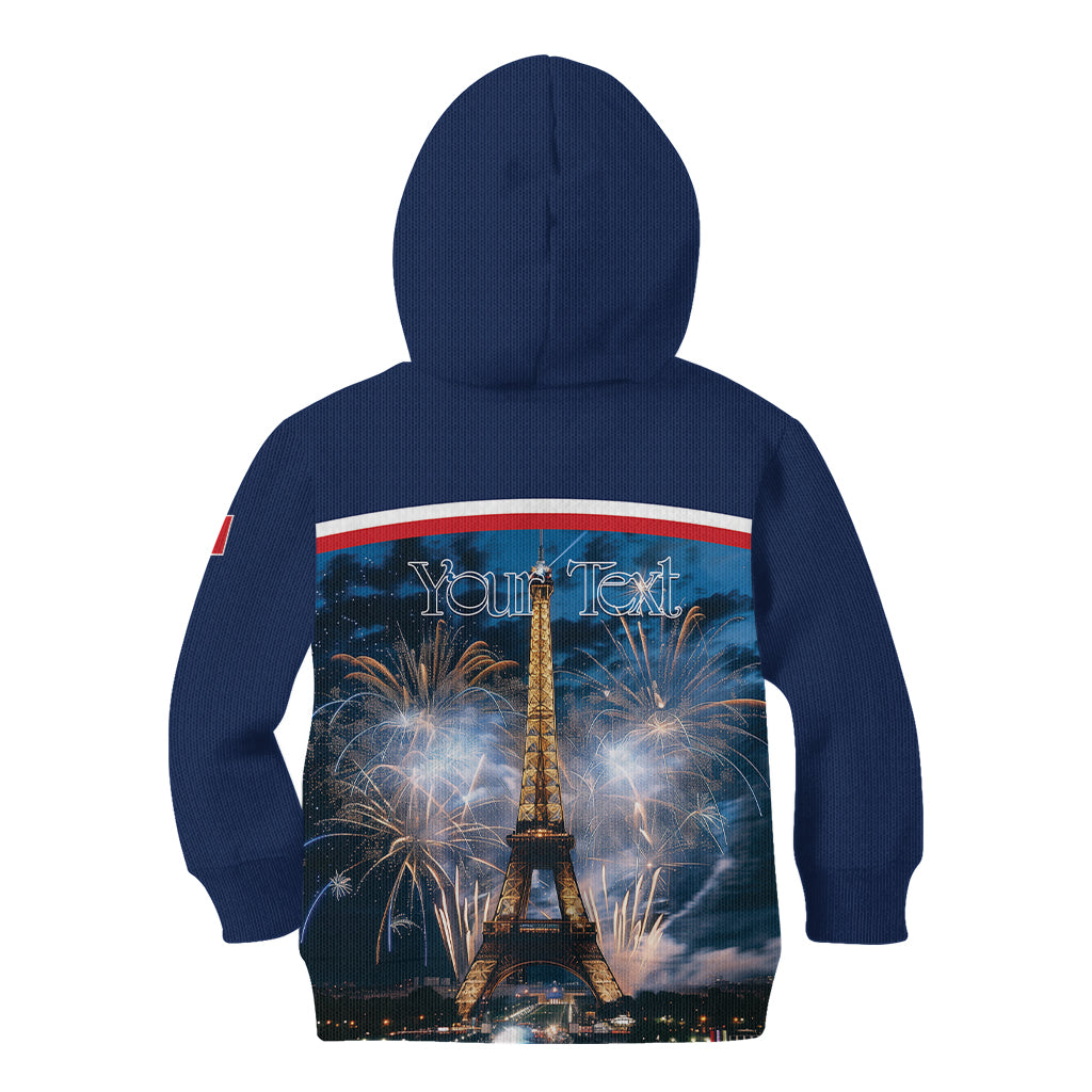 Personalized France Bastille Day Kid Hoodie Fete Nationale du 14 juillet - Wonder Print Shop