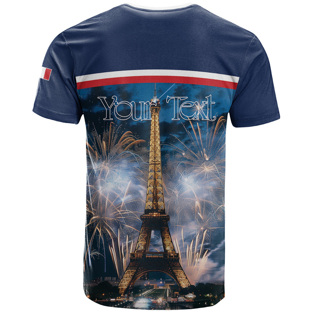 Personalized France Bastille Day T Shirt Fete Nationale du 14 juillet - Wonder Print Shop
