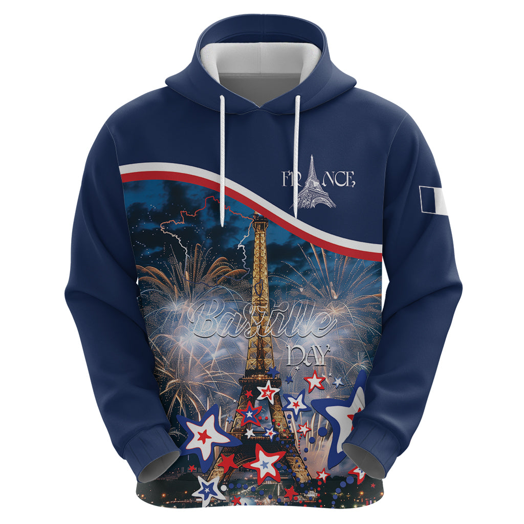 Personalized France Bastille Day Zip Hoodie Fete Nationale du 14 juillet - Wonder Print Shop