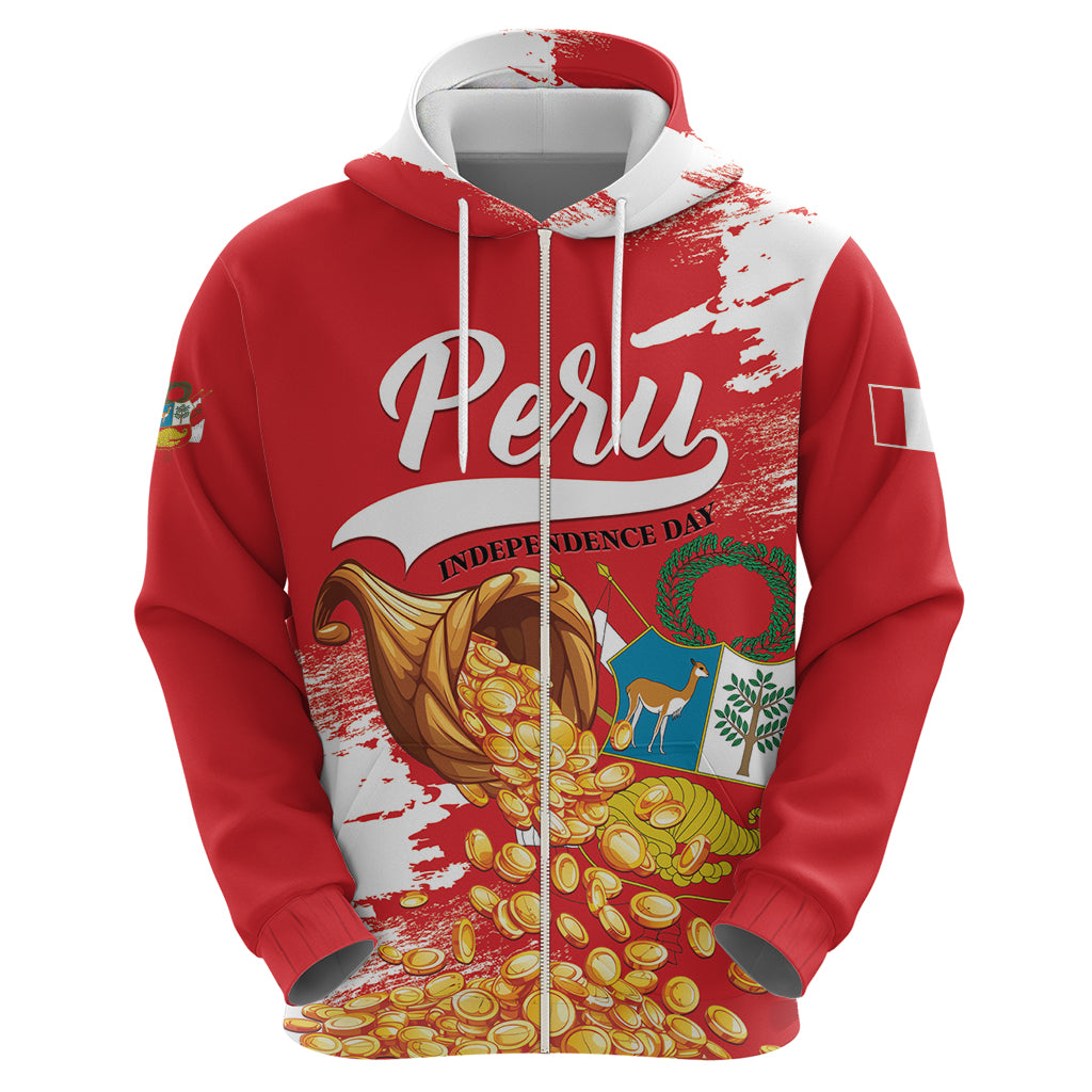Peru Independence Day Hoodie Feliz 28 de Julio Felices Fiestas Patrias - Wonder Print Shop