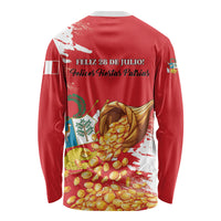 Peru Independence Day Long Sleeve Shirt Feliz 28 de Julio Felices Fiestas Patrias - Wonder Print Shop