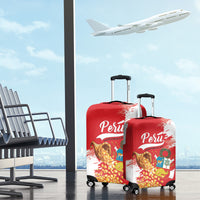 Peru Independence Day Luggage Cover Feliz 28 de Julio Felices Fiestas Patrias - Wonder Print Shop