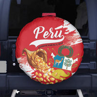 Peru Independence Day Spare Tire Cover Feliz 28 de Julio Felices Fiestas Patrias - Wonder Print Shop