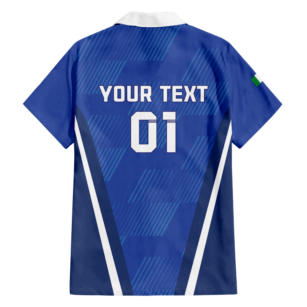 Custom Italy 2024 Football Family Matching Off The Shoulder Long Sleeve Dress and Hawaiian Shirt 2024 Go Gli Azzurri - Wonder Print Shop