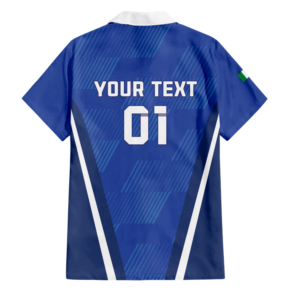 Custom Italy 2024 Football Family Matching Short Sleeve Bodycon Dress and Hawaiian Shirt 2024 Go Gli Azzurri - Wonder Print Shop