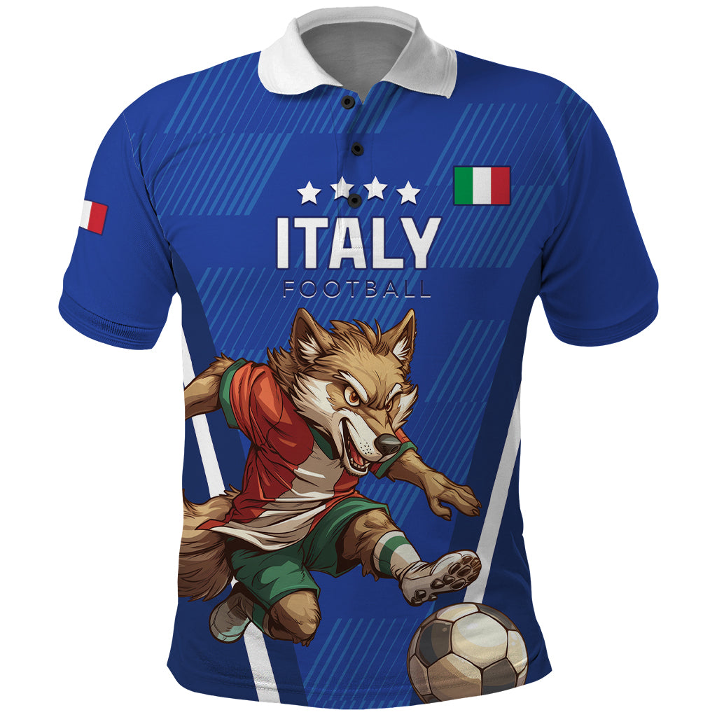 Custom Italy 2024 Football Polo Shirt 2024 Go Gli Azzurri