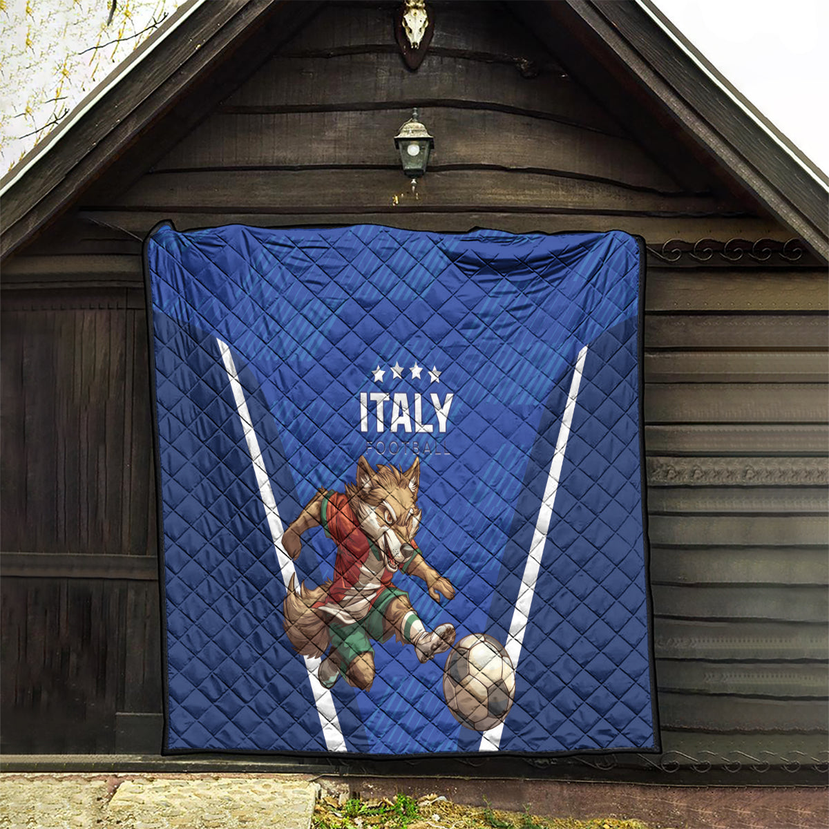 Italy 2024 Football Quilt 2024 Go Gli Azzurri - Wonder Print Shop