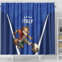 Italy 2024 Football Shower Curtain 2024 Go Gli Azzurri