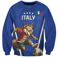 Custom Italy 2024 Football Sweatshirt 2024 Go Gli Azzurri - Wonder Print Shop