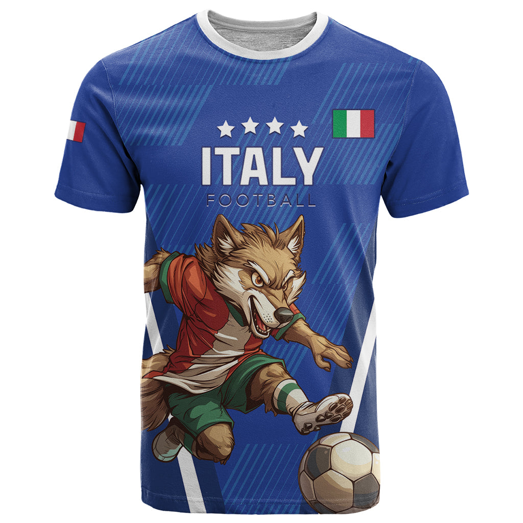 Custom Italy 2024 Football T Shirt 2024 Go Gli Azzurri - Wonder Print Shop