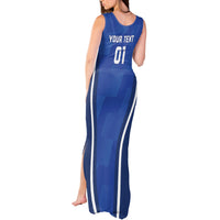 Custom Italy 2024 Football Tank Maxi Dress 2024 Go Gli Azzurri - Wonder Print Shop