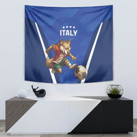 Italy 2024 Football Tapestry 2024 Go Gli Azzurri - Wonder Print Shop