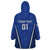 Custom Italy 2024 Football Wearable Blanket Hoodie 2024 Go Gli Azzurri - Wonder Print Shop